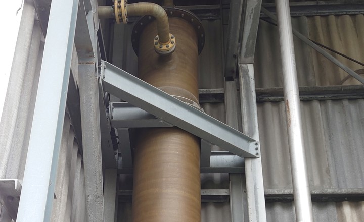 Inspection of Nitric Acid Scrubber